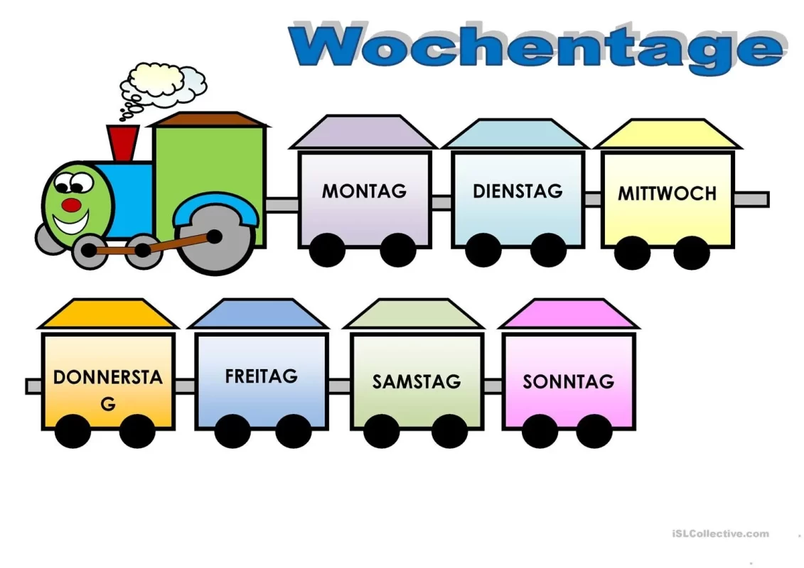 almanca haftanın günleri