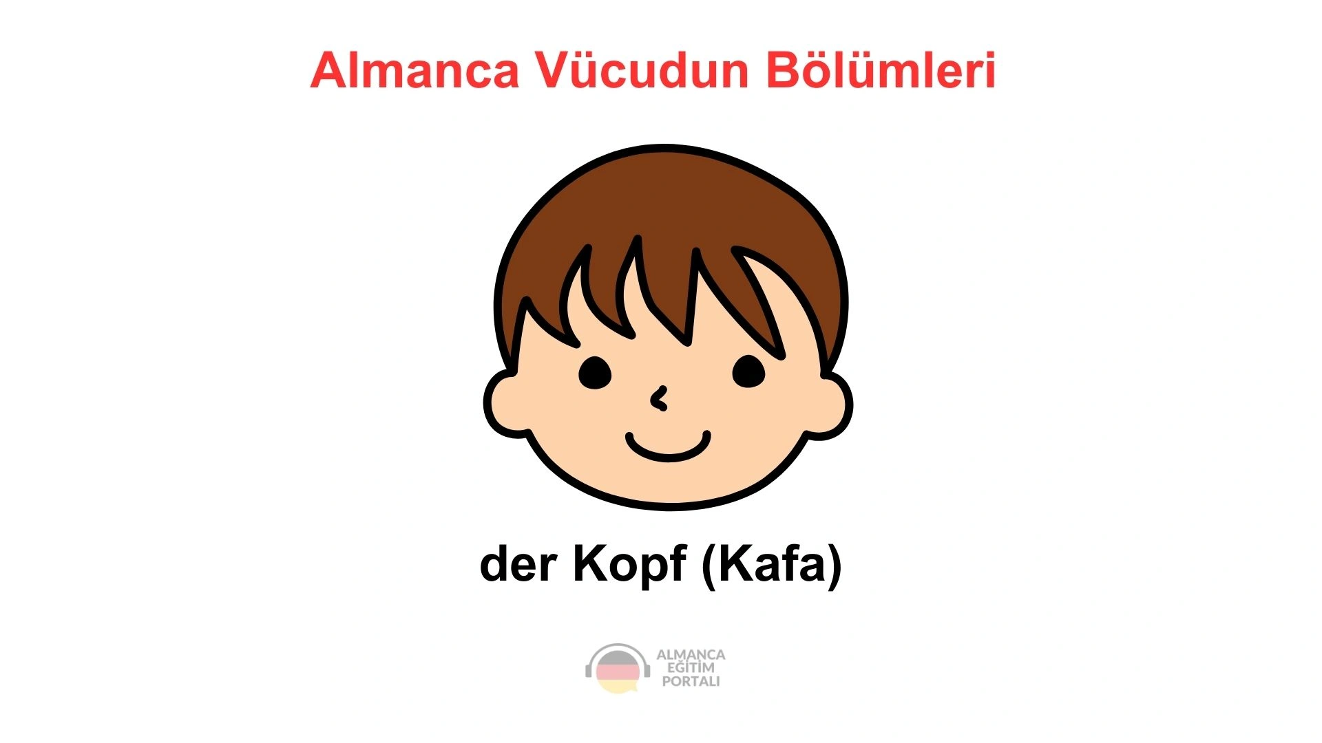 Almanca Vücudun Bölümleri