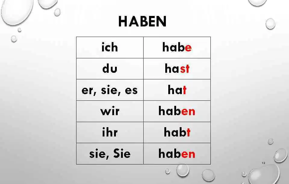 Almanca yardımcı fiiller