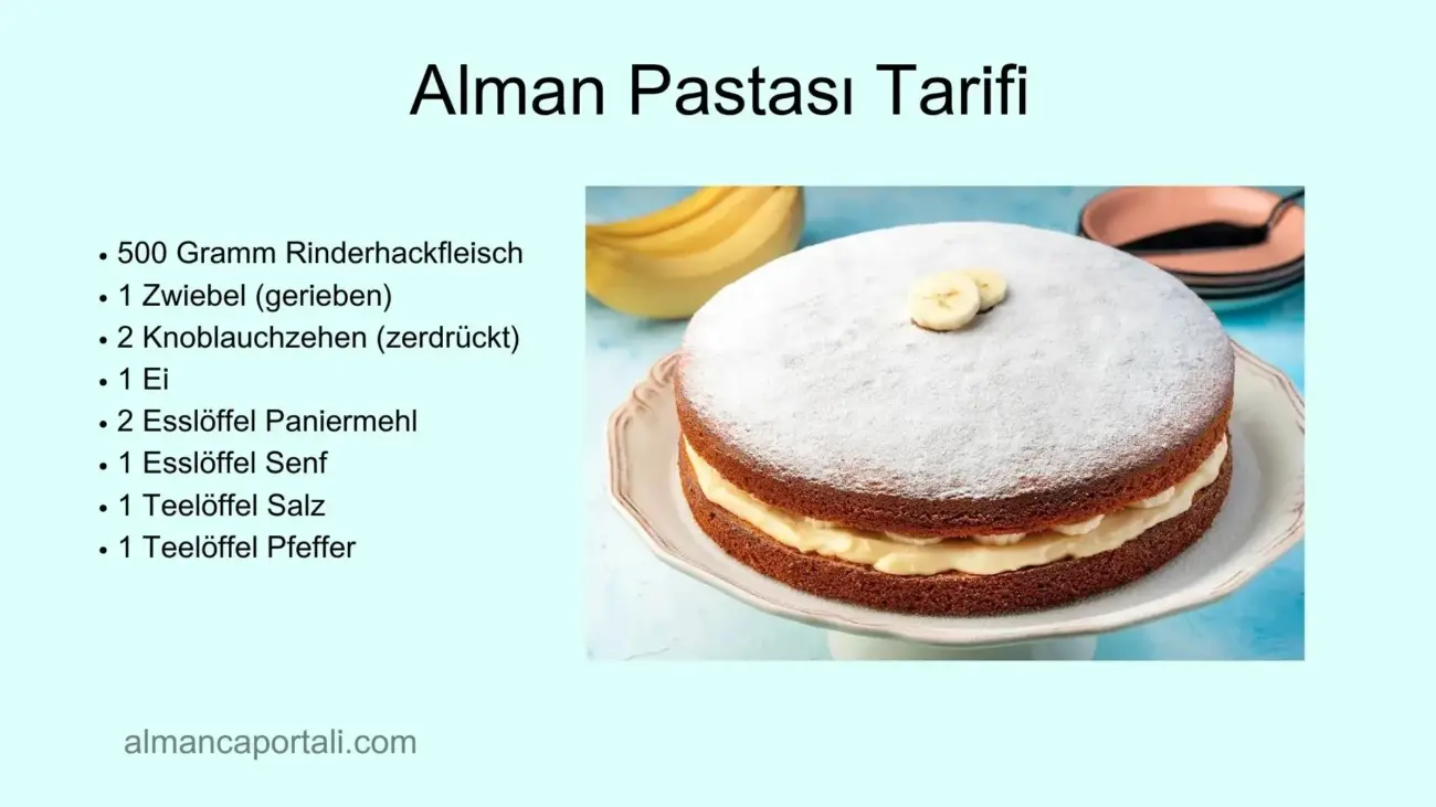 Alman Pastasi Tarifi