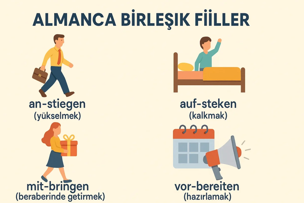 Almanca Birleşik Fiiller 2 Almanca Birleşik Fiiller