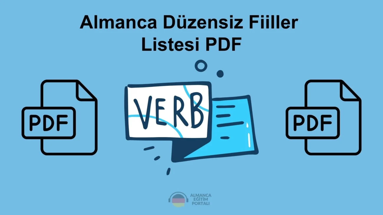 Almanca Düzensiz Fiiller Listesi PDF