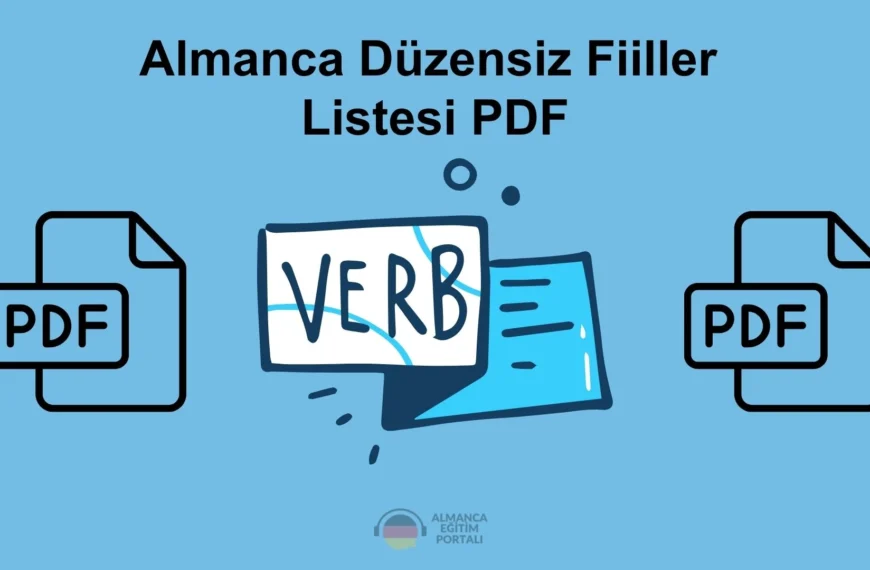 Almanca Eğitim Portalı 6 Almanca Düzensiz Fiiller Listesi PDF