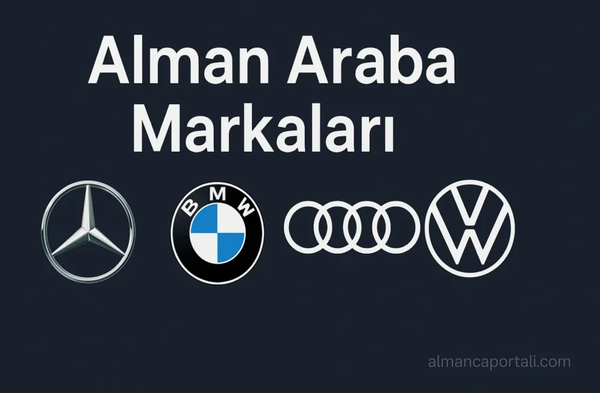 Almanca Eğitim Portalı 6 Alman Araba Markaları