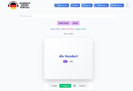 Yıllık  Flashcards Premium Üyelik