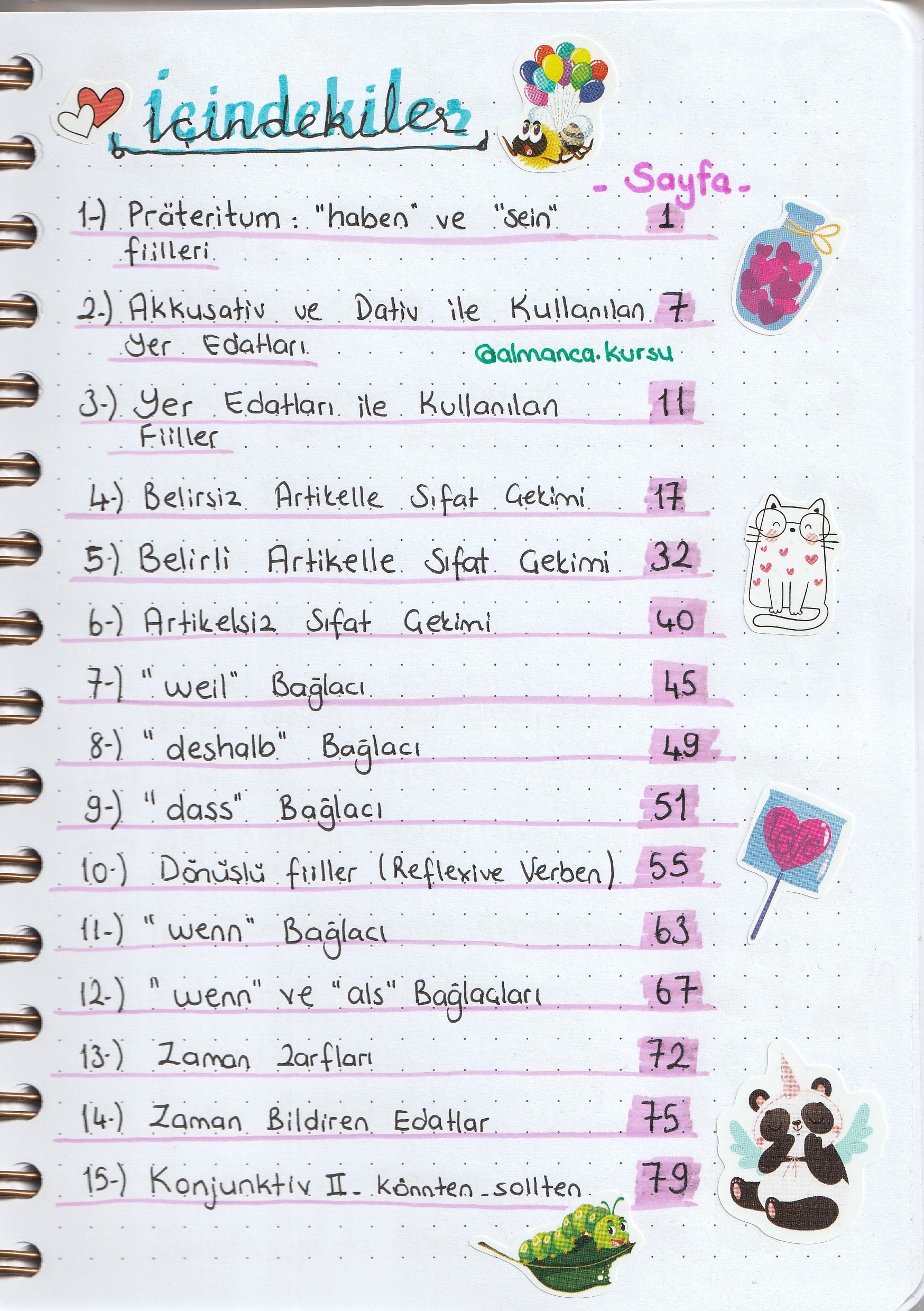 Almanca Gramer A2+Hap Bilgiler Set 2 Almanca Gramer A2