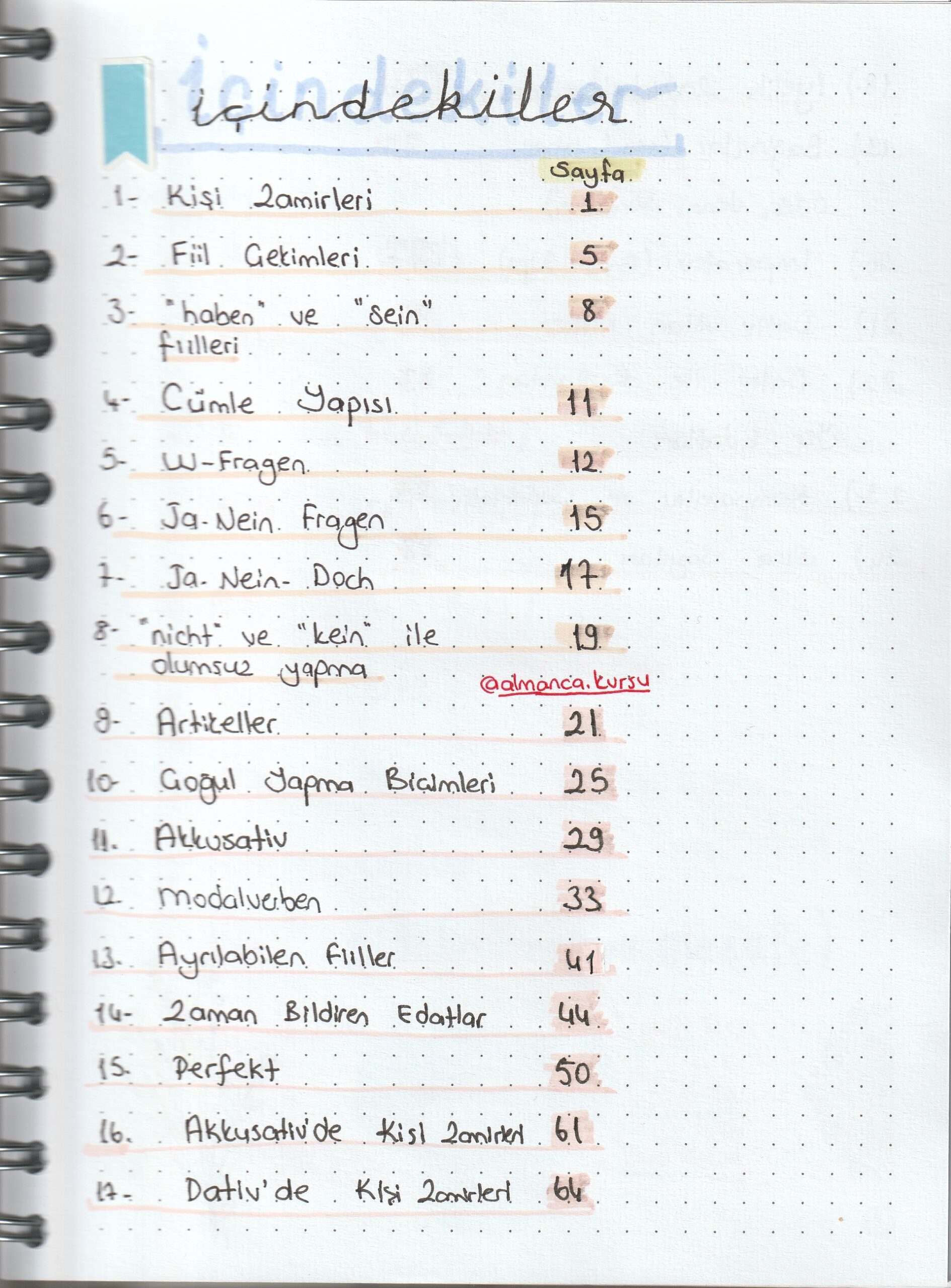 Almanca Gramer A1 2 Almanca Gramer A1