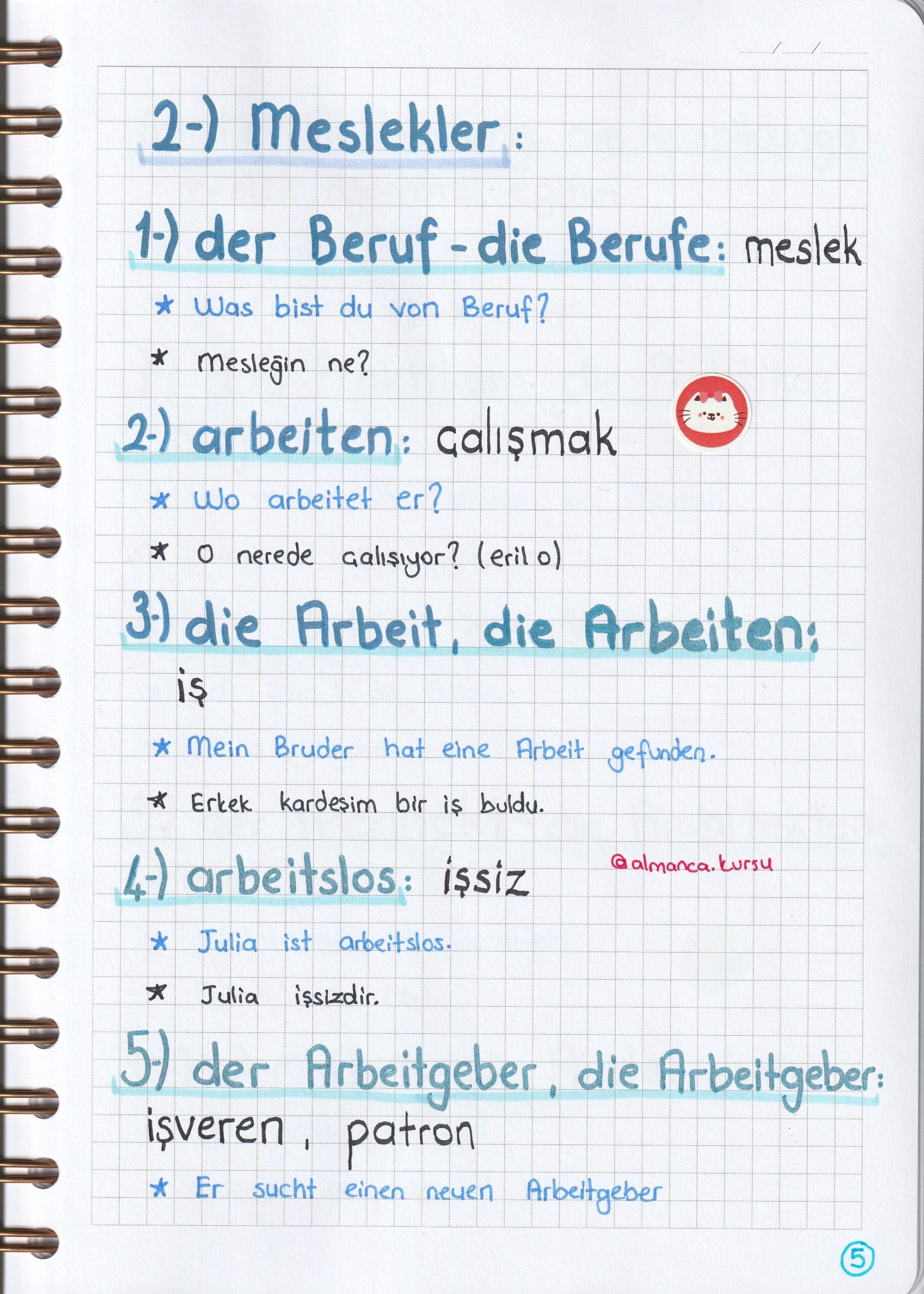 Almanca A1 Kelime Listesi 3 Almanca A1 Kelime Listesi - Görsel 3