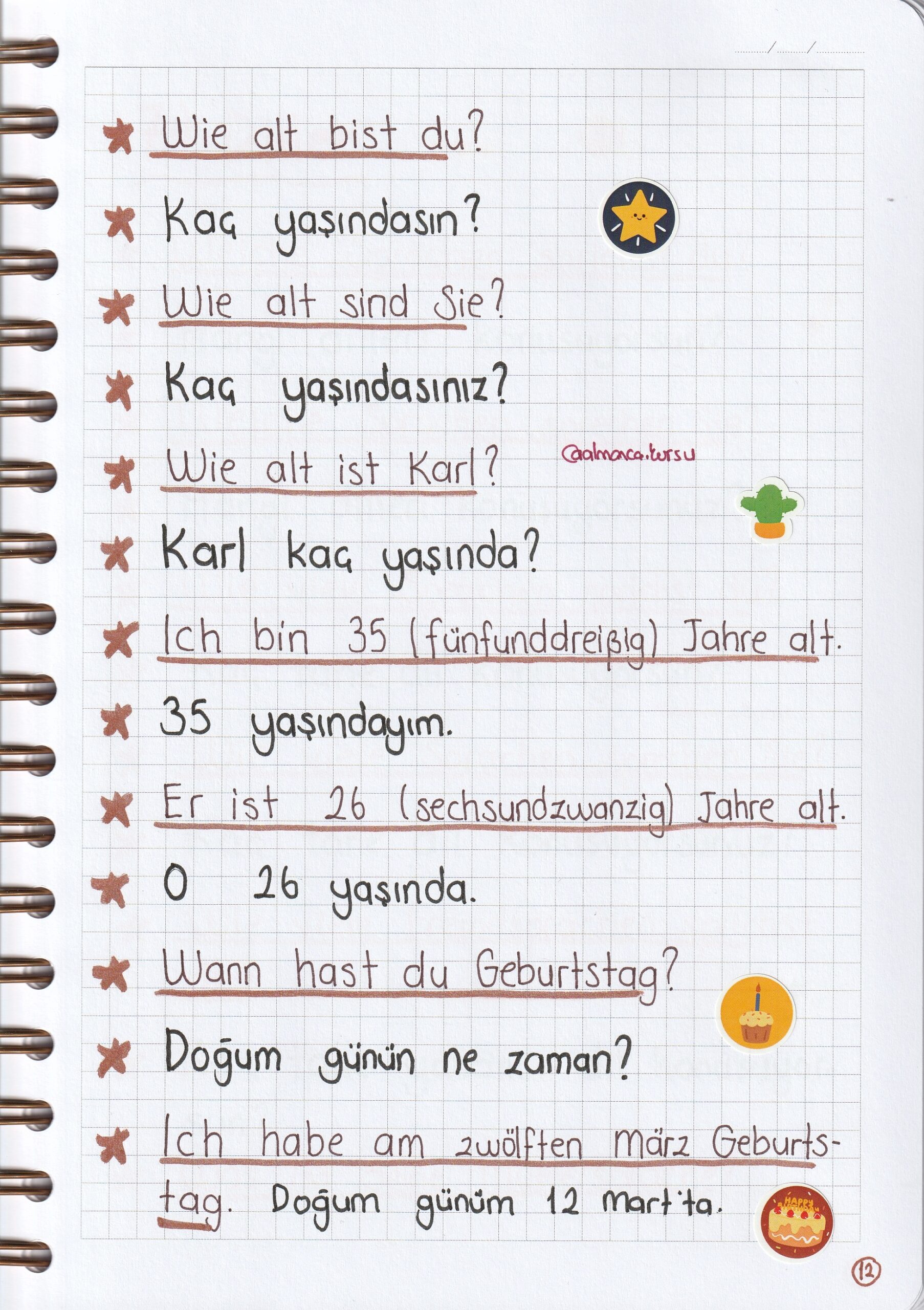 Almanca A1 Konuşma Kalıpları 3 Almanca A1 Konuşma Kalıpları - Görsel 3